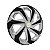 Jogo Calota Esportiva Aro 15 Spider Silver/Black emblema GM Prata - Imagem 3