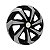 Calota Esportiva Aro 15 Spider Black/Silver emblema GM Prata - Imagem 2
