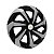 Calota Esportiva Aro 15 Spider Black/Silver emblema GM Prata - Imagem 2