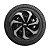 Jogo Calota Esportiva Aro 15 Spider Black/Silver emblema Nissan - Imagem 6
