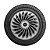 Calota Esportiva Aro 15 Twister Silver emblema Ford Preto - Imagem 6