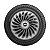 Jogo Calota Esportiva Aro 15 Twister Silver GM Preto - Imagem 5