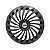 Calota Esportiva Aro 14 Twister Graphite emblema Ford Prata - Imagem 1