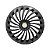 Calota Esportiva Aro 14 Twister Graphite emblema GM Prata - Imagem 1