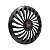 Jogo Calota Esportiva Aro 14 Twister Graphite emblema Fiat Vermelho - Imagem 3