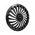 Jogo Calota Esportiva Aro 14 Twister Graphite emblema Ford Preto - Imagem 3