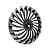 Jogo Calota Esportiva Aro 14 Twister Graphite/Silver emblema Renault Preto - Imagem 3