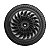 Jogo Calota Esportiva Aro 14 Twister Graphite/Silver emblema Renault Preto - Imagem 5
