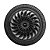 Calota Esportiva Aro 14 Twister Graphite/Silver emblema Ford Preto - Imagem 3