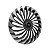 Calota Esportiva Aro 14 Twister Graphite/Silver emblema Ford Preto - Imagem 2