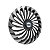 Calota Esportiva Aro 14 Twister Graphite/Silver emblema Ford Prata - Imagem 2