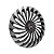 Calota Esportiva Aro 14 Twister Graphite/Silver emblema Fiat Vermelho - Imagem 2