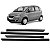 Jogo Friso Lateral Fiat Idea 2006 A 2010 Preto Com Friso Cromado - Imagem 1