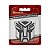 Emblema Adesivo Transformers Cromado C/ Preto - Imagem 2