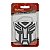 Emblema Adesivo Transformers Cromado C/ Preto 7,5 cm x 8 cm - Imagem 1