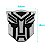 Emblema Adesivo Transformers Cromado C/ Preto 7,5 cm x 8 cm - Imagem 4