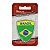 Emblema Escudo Do Brasil Com Moldura Cromada 6 Cm x 4,5 cm - Imagem 2
