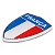 Par Emblema Escudo Da França Com Moldura Cromada 6 Cm x 4,5 cm - Imagem 4