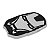 Par Emblema Adesivo Homem de Ferro Cromado C/ Preto Carro Capacete Moto - Imagem 4