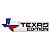 Par Emblema Adesivo Texas Edition Cromado C/ Preto 5 cm x 16 cm - Imagem 1