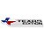 Par Emblema Adesivo Texas Edition Cromado C/ Preto 5 cm x 16 cm - Imagem 2