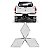 Emblema do Porta-Malas Mitsubishi L200 Triton 2007/2016 Cromado - Imagem 1
