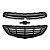 Kit Grade Inferior e Superior Com Friso Cromado Completa Com Emblema GM Preto - Imagem 2