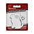 Emblema Adesivo Gato Cromado Carro Moto Capacete Objetos e etc 6x6,5 cm - Imagem 2