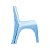 Kit 4 Cadeiras Azul Claro Infantil Kids Playground Quarto Todos Os Ambientes - Imagem 4