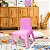 2 Cadeiras Rosa Pink Infantil Kids Playground Quarto Todos Os Ambientes - Imagem 6