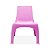 Kit 4 Cadeiras Rosa Pink Infantil Kids Playground Quarto Todos Os Ambientes - Imagem 3