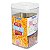 Kit 4 Potes Herméticos Crystal Tampa Branca 4 Tamanhos 0,400 L / 1,1 L / 1,7L / 2,3 L - Imagem 8