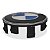 Jogo Calota Meio Roda Esportiva Mangels 58mm Emblema BMW Azul - Imagem 4