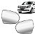 Par Lente de Retrovisor Agile 2009/2016 Montana 2011/2020 Convexo - Imagem 1