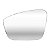 Lente de Retrovisor Gol/Voyage G6 2013... Convexo Unidade - Imagem 3