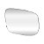 PAR LENTE DE RETROVISOR FIAT UNO VIVACE 2009/2015 CONVEXO - Imagem 4