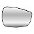 LENTE DE RETROVISOR HB20 2012 ATÉ 2019 CONVEXO UNIDADE - Imagem 2