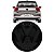 Emblema Porta Mala Polo 2018 Até 2022 (Black Piano) - Imagem 1