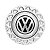 Calota Meio Roda Bbs Vw Santana Com Emblema Resinado - Imagem 2