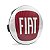 Jogo Calota Centro De Roda Binno 56mm Emblema Fiat Vermelho - Imagem 2