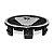 Jogo Calota Miolo Meio Roda Logo Novo Kwid Captur 56mm Preta - Imagem 4