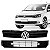 Kit Parachoque Central e Grade Superior C/ Emblema Gol Saveiro Voyage G6 2012 até 2016 - Imagem 1