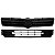 Kit Parachoque Central e Grade Superior C/ Emblema Preto Gol Saveiro Voyage G6 2012 até 2016 - Imagem 2
