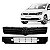 Kit Parachoque Central e Grade Superior Gol Saveiro Voyage G6 2012 até 2016 - Imagem 1