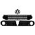 Kit Grade Central E Laterais Com Milha Parachoque Gol/voyage G5 + Emblema - Imagem 2