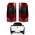 Par Lanterna Traseira Courier 1996 até 2009 Fumê - Imagem 1