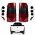 Kit Courier 1996/2009 Par Lanternas Traseiras Fumê + Chicote - Imagem 1