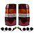 Kit Courier 1996/2009 Par Lanternas Traseiras Tricolor + Chicotes - Imagem 2