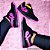 Tênis Ous skatista Refletivo Preto/Pink - Imagem 4