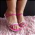 Rasteirinha Pink com Strass - Imagem 4